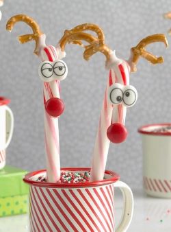 candy cone reindeer