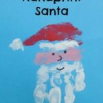 handprint santa claus