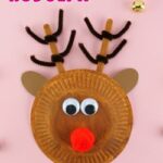 paper plate rudolph